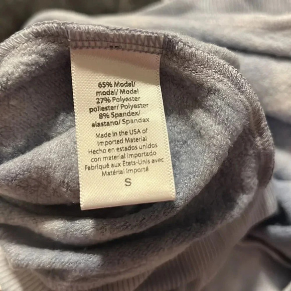 Beyond Yoga Blue Dream & Gray Cloud Tie-Dye Day to Day Pullover S - Picture 7 of 7